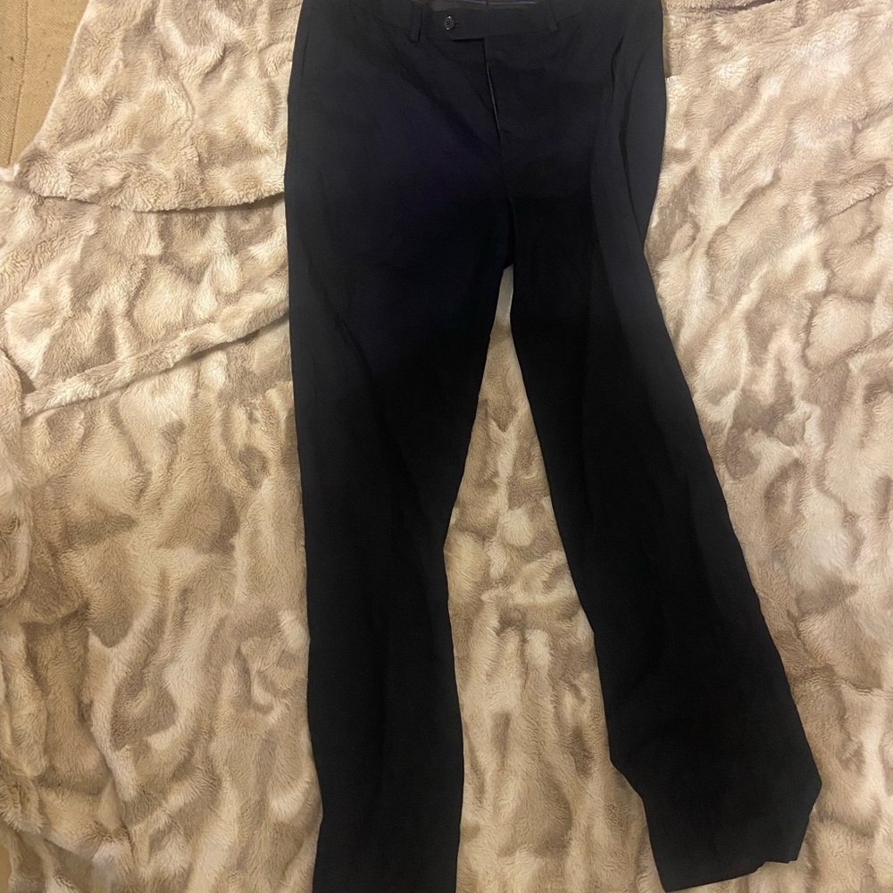 Lauren Ralph Lauren Men's Classic Black Dress Pants 34x34